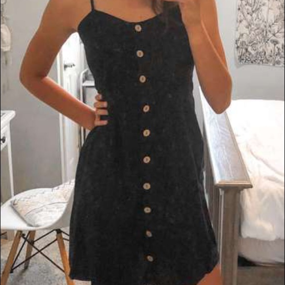 Maurice's Navy Blue Bottom Down Dress